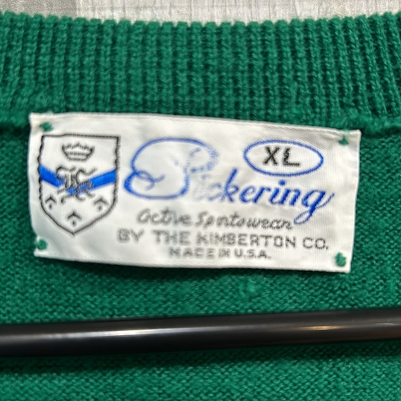 Vintage Pickering Men’s Active Sportsware Golf Sweater Size XL - Picture 3 of 5